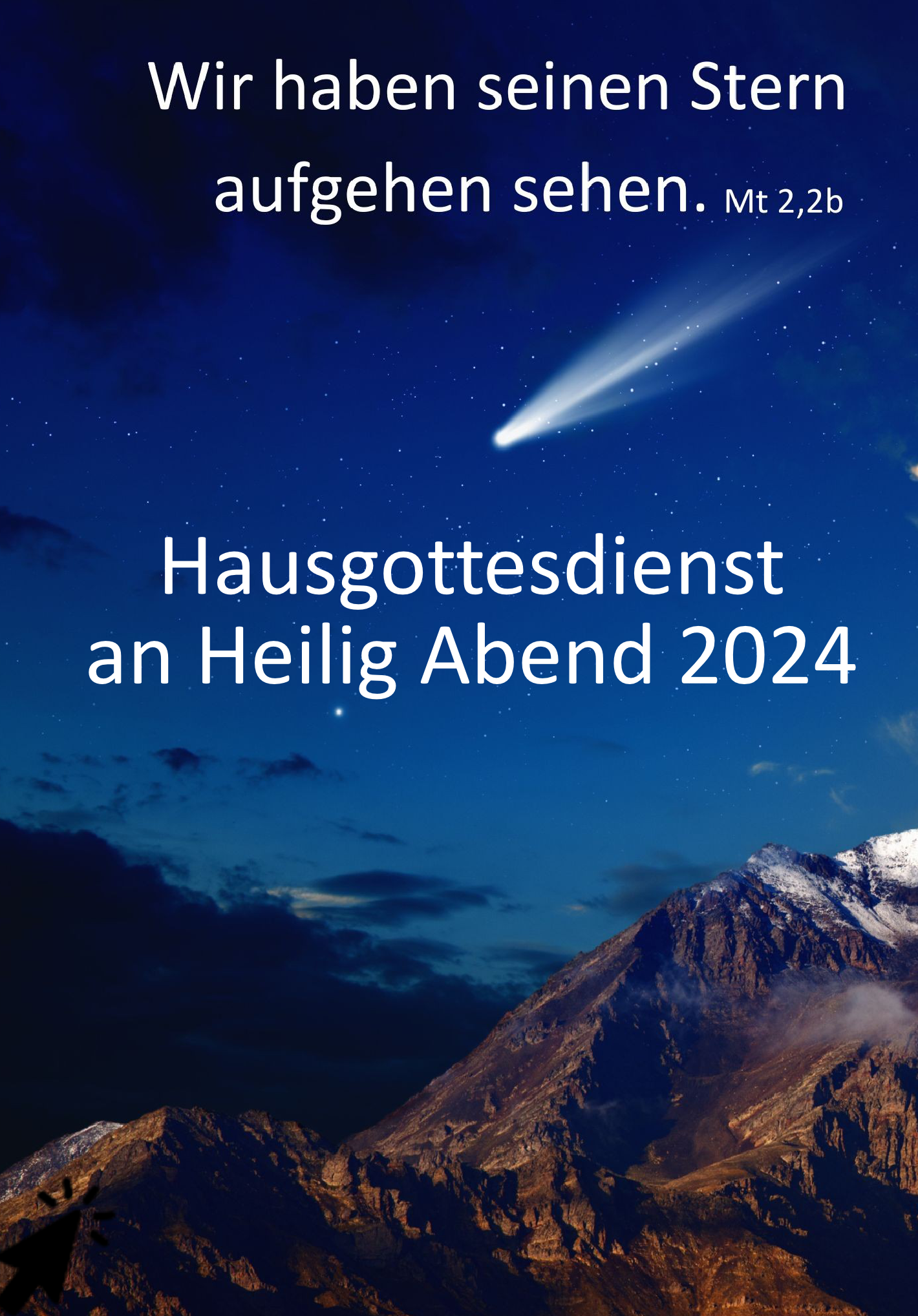 Hausgottesdienst Heiligabend 2023 Vorschaubild