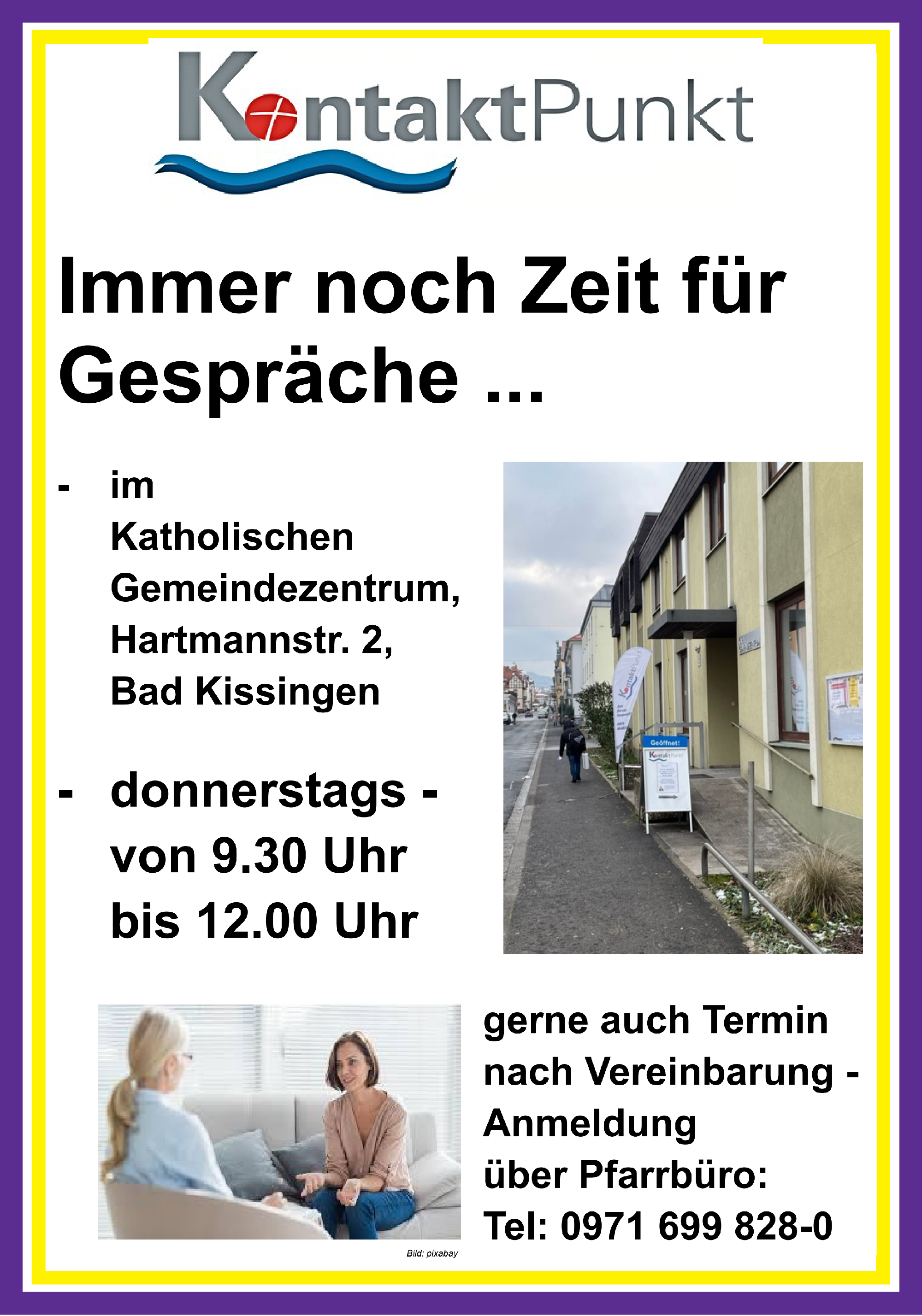 Visittenkarte mit homepage