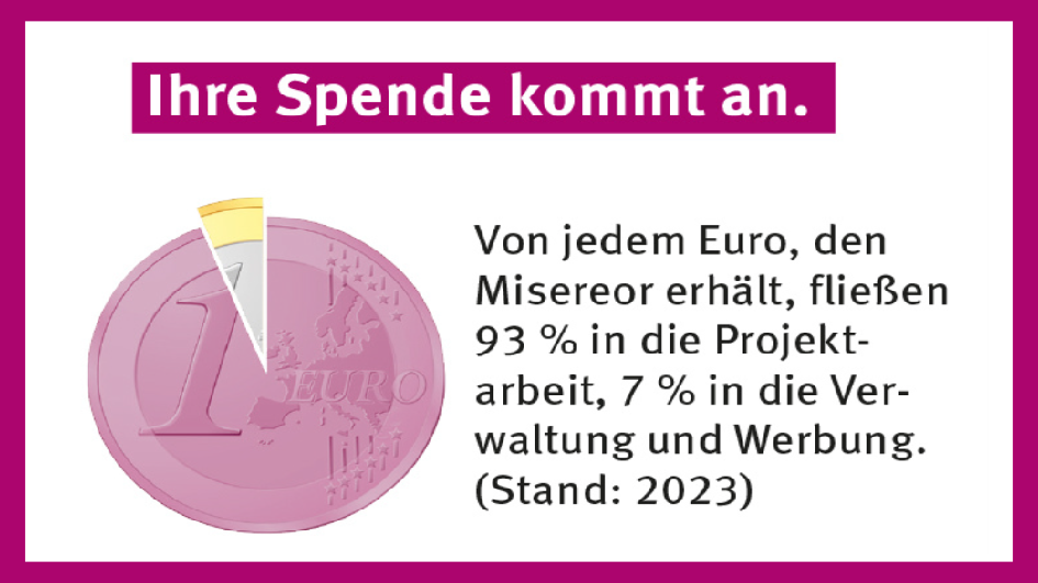 Misereor Hilfe kommt an